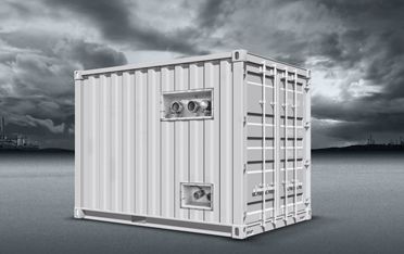 werking vacuümpomp Tri-lobe blower KOKS MegaVac Container selfsupporting vacuümunit